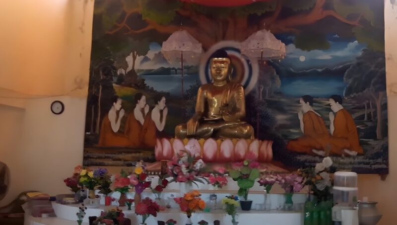 Where is Shima Buddhist Temple in Kuakata